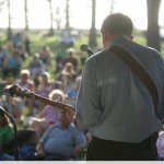 View from the stage at Back 40 Bluegrass (9/12) - photo by Brian Dietz