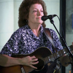 Teresa Sells with Big Country Bluegrass at the 2016 Bluegrass Bluegrass on the Grass festival on the campus of Dickinson College - photo by Frank Baker