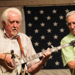 J.D. Crowe and Marshall Wilborn at Bean Blossom 2012 - photo © MaryE Yeomans