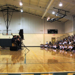 Bearfoot at a Kentucky school presentation (January 2012)