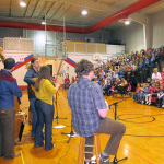Bearfoot at a Kentucky school presentation (January 2012)