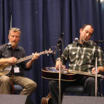 Chris Coole and Ivan Rosenberg at World of Bluegrass 2015 - photo by Becky Johnson