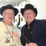 Bill Knowlton and Ronnie Reno at World of Bluegrass 2015 - photo by Becky Johnson