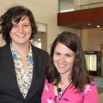 Josie Hoggard and Jordan Laney at World of Bluegrass 2015 - photo by Becky Johnson