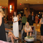 Lovely ladies before the IBMA Awards show at World of Bluegrass 2015 - photo by Becky Johnson