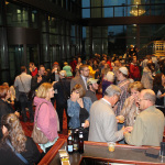 Pre-awards reception at World of Bluegrass 2015 - photo by Becky Johnson