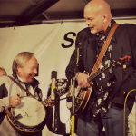 Little Roy Lewis and Sammy Shelor perform in the Earl Scruggs Tribute at Big Lick Festival (4/13/12) - photo © Laura Tate Photography