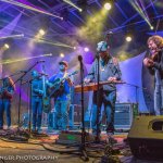 Sam Bush jamming with Greensky Bluegrass at the Blue Ox Music Festival (6/15) - photo © Shelly Swanger Photography