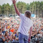 Sam Bush says farewell at the Blue Ox Music Festival (6/15) - photo © Shelly Swanger Photography