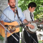 Robert Greer and Jesse Langlais with Town Mountain at Bluegrass On The Grass (July 13, 2013) - photo by Frank Baker