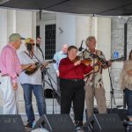 Michael Cleveland sitting in with The Dismembered Tennesseans at Bluegrass On The Grass (July 13, 2013) - photo by Frank Baker