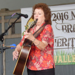 Teresa Sells with Big Country Bluegrass at the 2016 Miami Valley Brewfest - photo by Stacey Wright