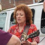 Teresa Sells with Big Country Bluegrass at the 2016 Miami Valley Brewfest - photo by Stacey Wright