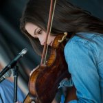 Charli Robertson with Flatt Lonesome at the 2014 Bristol Rhythm & Roots Reunion (9/20/14) - photo © Alane Anno