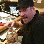Stephen Mougin has the cookies at Dark Shadow Recording - February 4, 2014