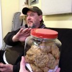 Scott Vestal resists the cookies at Dark Shadow Recording - February 4, 2014