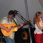 Larry Keel & Natural Bridge at Catawba Farm Fest (August 2012) - photo by Teresa Gereaux