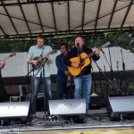 Audie Blaylock & Redline at the 2015 Charlotte Bluegrass Festival - photo © Bill Warren