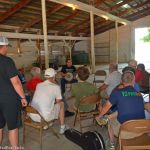 Ned Luberecki leads a banjo workshop at the 2016 Charlotte Bluegrass Festival - photo © Bill Warren
