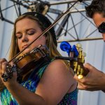 Lauren and Sawyer Lee at the 2014 Bluegrass and Chili Festival - photo by Tom Dunning