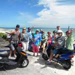 Moped tour of Cozumel during the Traditional Bluegrass Cruise- photo by Julie King