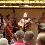 James King Band in costume on the First Quality Bluegrass Cruise (11/1/12) - photo by Julie King