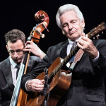 Alan Bartram and Del McCoury with the Del McCoury Band at the Princess Theatre in Decatur, AL (2/14/13) - photo © Todd Powers