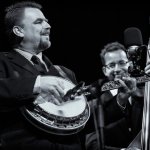 Rob McCoury with Del McCoury Band at the Princess Theatre in Decatur, AL (2/14/13) - photo © Todd Powers