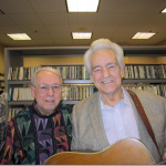 Bob Mitchell with Del McCoury at WFPK in Louisville (1/10/14)