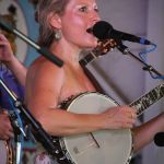 Rebecca Frazier at the 2015 Delaware Valley Bluegrass Festival - photo by Frank Baker