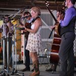 Rebecca Frazier and Hit & Run at the 2015 Delaware Valley Bluegrass Festival - photo by Frank Baker