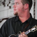 Johnathan Dillon with Junior Sisk & Rambler's Choice at the 2015 Delaware Valley Bluegrass Festival - photo by Frank Baker