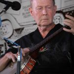 Shel Sandler with Tater Patch at the 2015 Delaware Valey Bluegrass Festival - photo by Frank Baker
