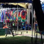 Tie dye vendor at the 2015 Delaware Valey Bluegrass Festival - photo by Frank Baker