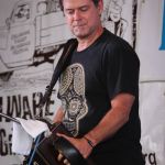 Steve Riley at the 2015 Delaware Valey Bluegrass Festival - photo by Frank Baker