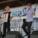 David Holt and Josh Goforth at the 2015 Delaware Valley Bluegrass Festival - photo by Frank Baker