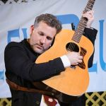Bryan Sutton with Hot Rize at the 2015 Delaware Valley Bluegrass Festival - photo by Frank Baker
