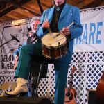 Harry Stinson with Marty Stuart & the Fabulous Superlatives at the 2015 Delaware Valley Bluegrass Festival - photo by Frank Baker