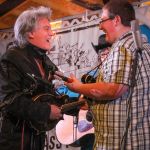 Ryan Paisley jams with Marty Stuart & the Fabulous Superlatives at the 2015 Delaware Valley Bluegrass Festival - photo by Frank Baker