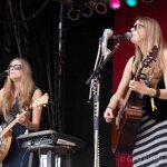 Shook Twins at DelFest 2014 - photo by Gina Elliott Proulx