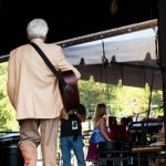 Del McCoury departs at DelFest 2014 - photo by Gina Elliott Proulx