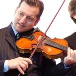 Jason Carter with Del McCoury at DelFest 2012 - photo © G. Milo Farineau