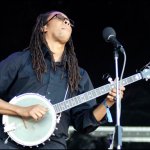 Hubby Jenkins with Carolina Chocolate Drops at DelFest 2013 - photo © G. Milo Farineau