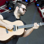 Colin Savoie-Levac with The Duhks at DelFest 2014 - photo © Todd Powers Photography