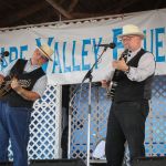 Mike Compton and Joe Newberry at the 2016 Delaware Valley Bluegrass Festival - photo by Frank Baker