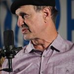 Mark Schatz with The Claire Lynch Band at the 2016 Delaware Valley Bluegrass Festival - photo by Frank Baker