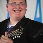 Ryan Paisley with Danny Paisley at the 2016 Delaware Valley Bluegrass Festival - photo by Frank Baker