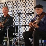 Geoff Muldaur and Jim Kweskin at the 2016 Delaware Valley Bluegrass Festival - photo by Frank Baker