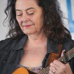 Kathy Kallick at the 2016 Delaware Valley Bluegrass Festival - photo by Frank Baker