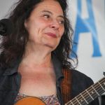 Kathy Kallick at the 2016 Delaware Valley Bluegrass Festival - photo by Frank Baker
